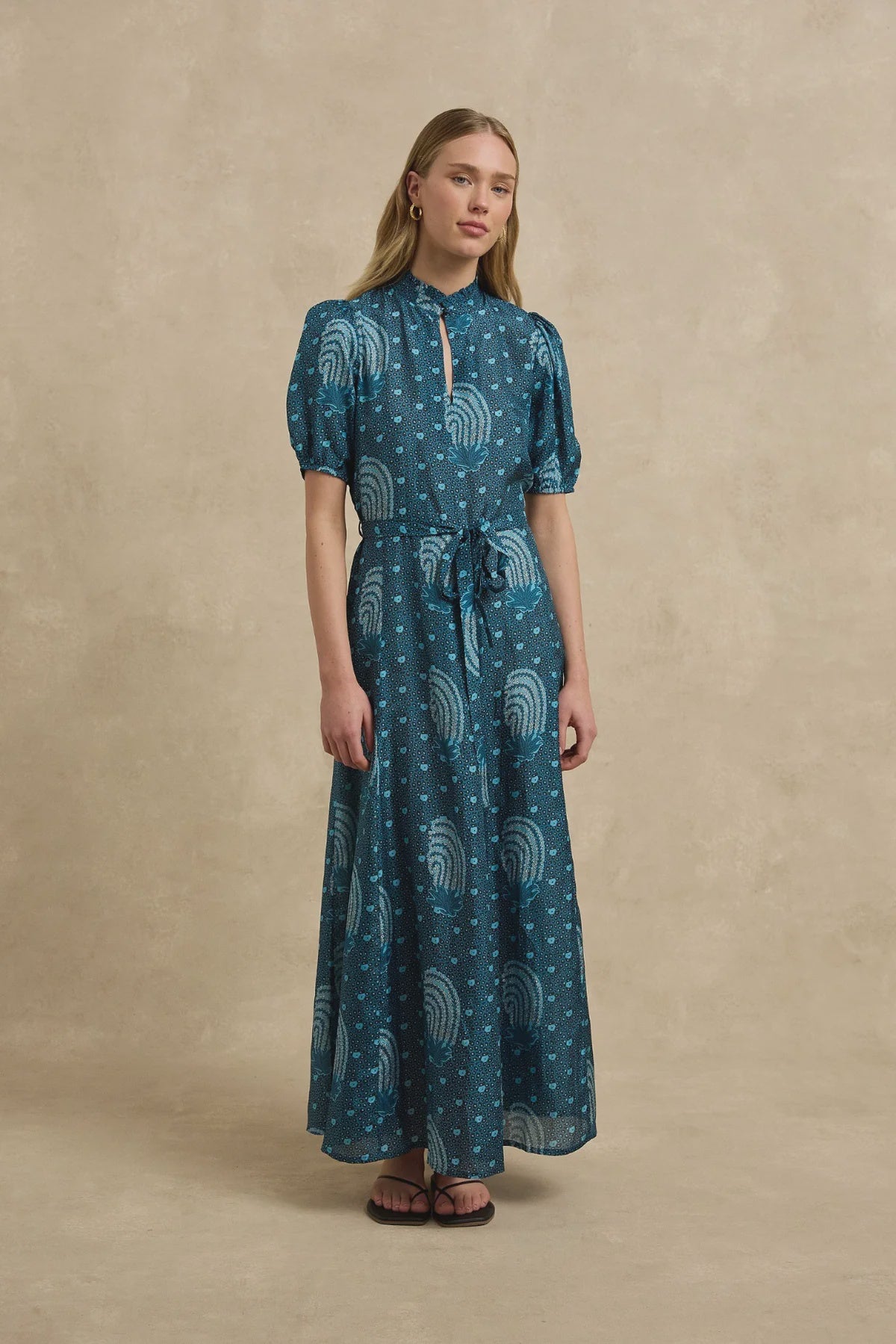 Oceanus Dress - Tide Indigo