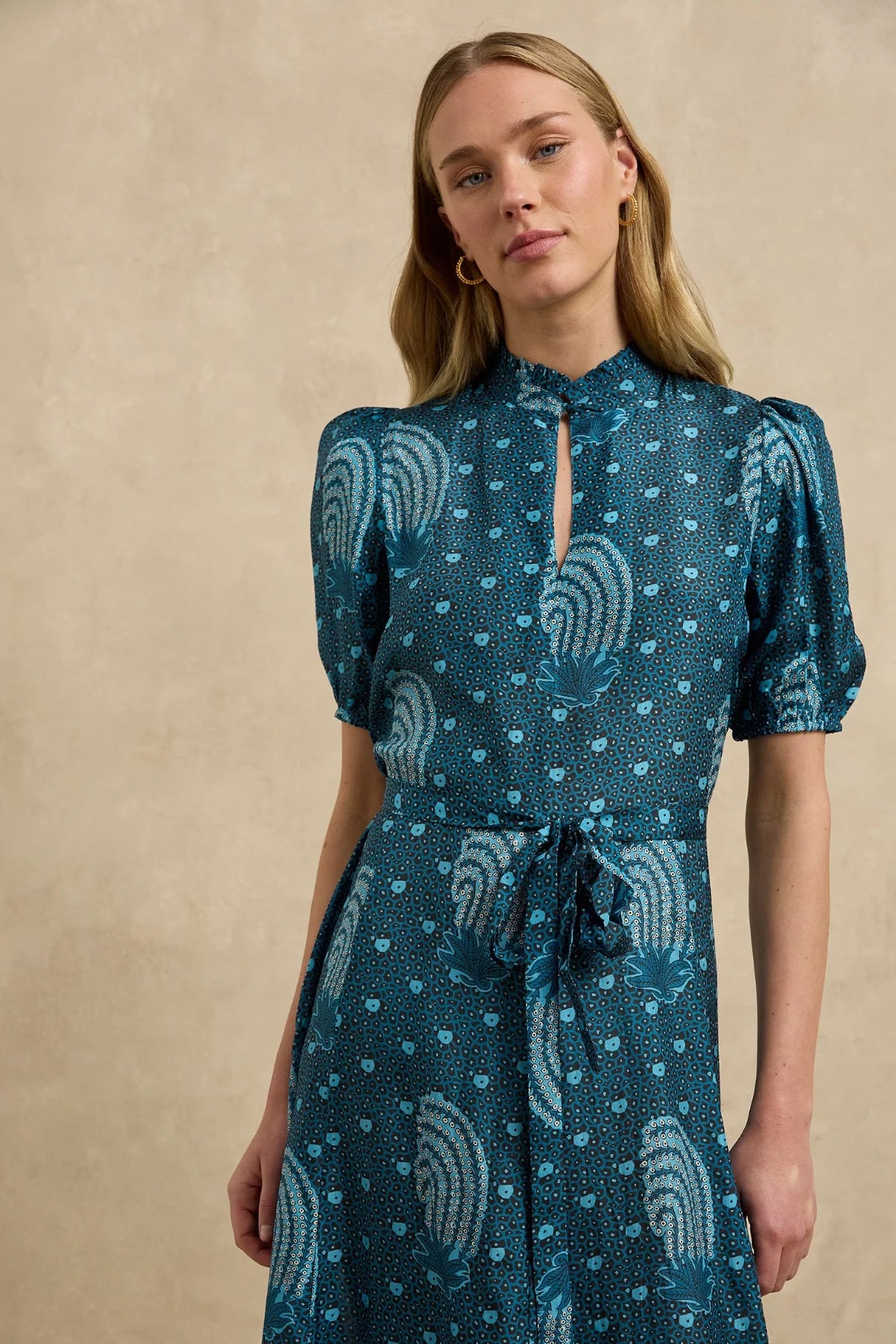 Oceanus Dress - Tide Indigo