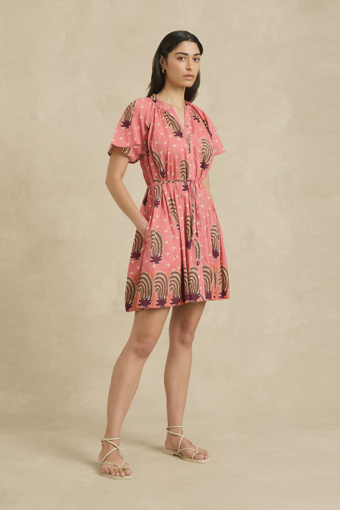 Sally Dress - Tide Hibiscus
