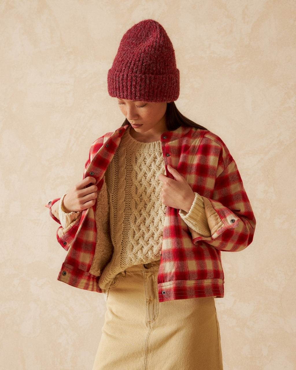 Rojo Checked Jacket
