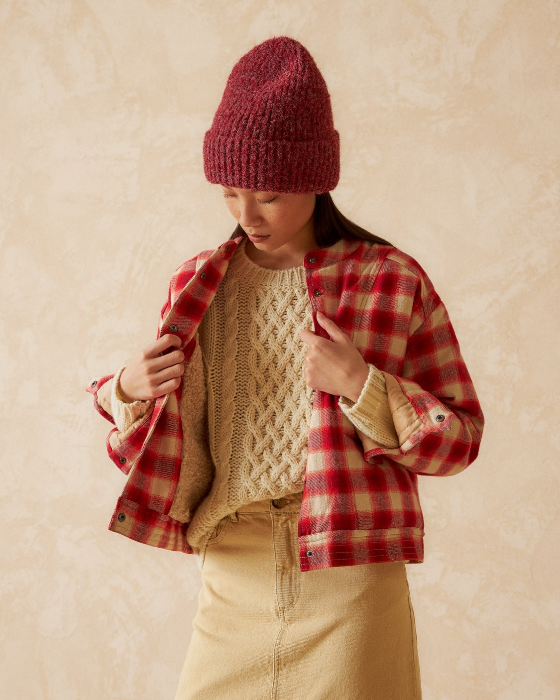 Rojo Checked Jacket