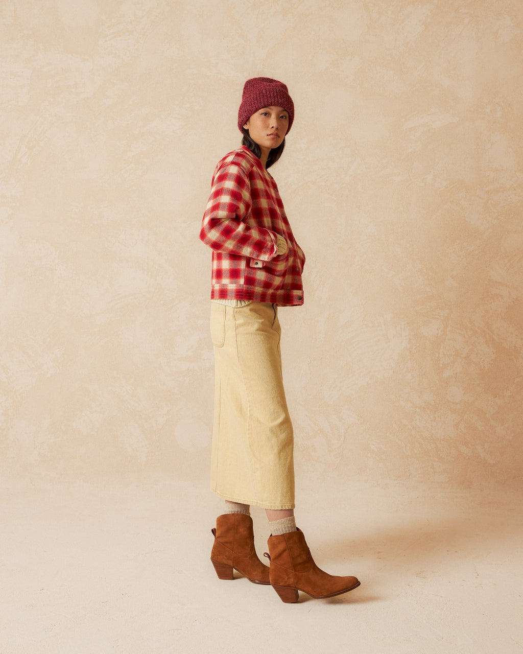 Rojo Checked Jacket