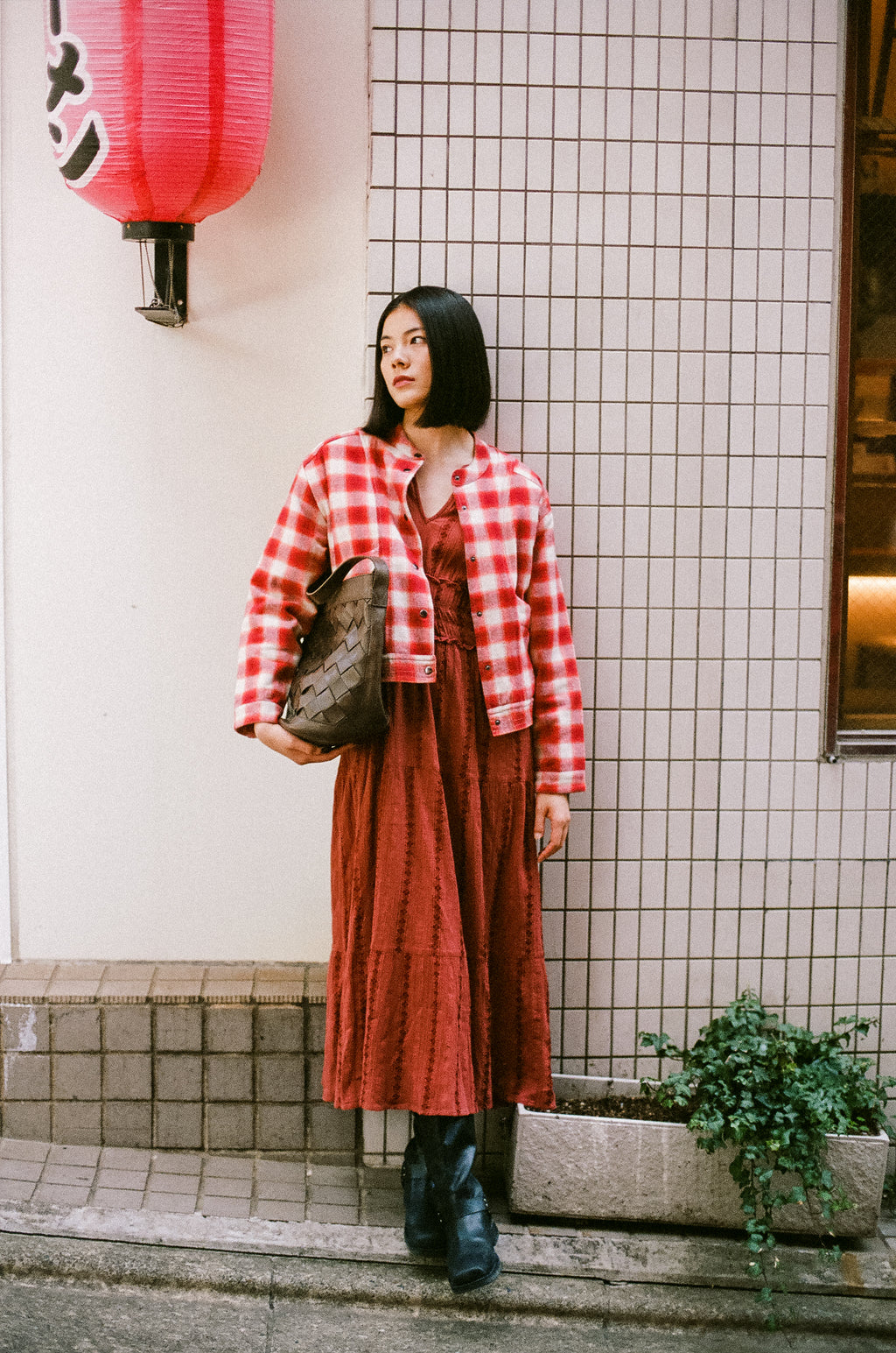 Rojo Checked Jacket