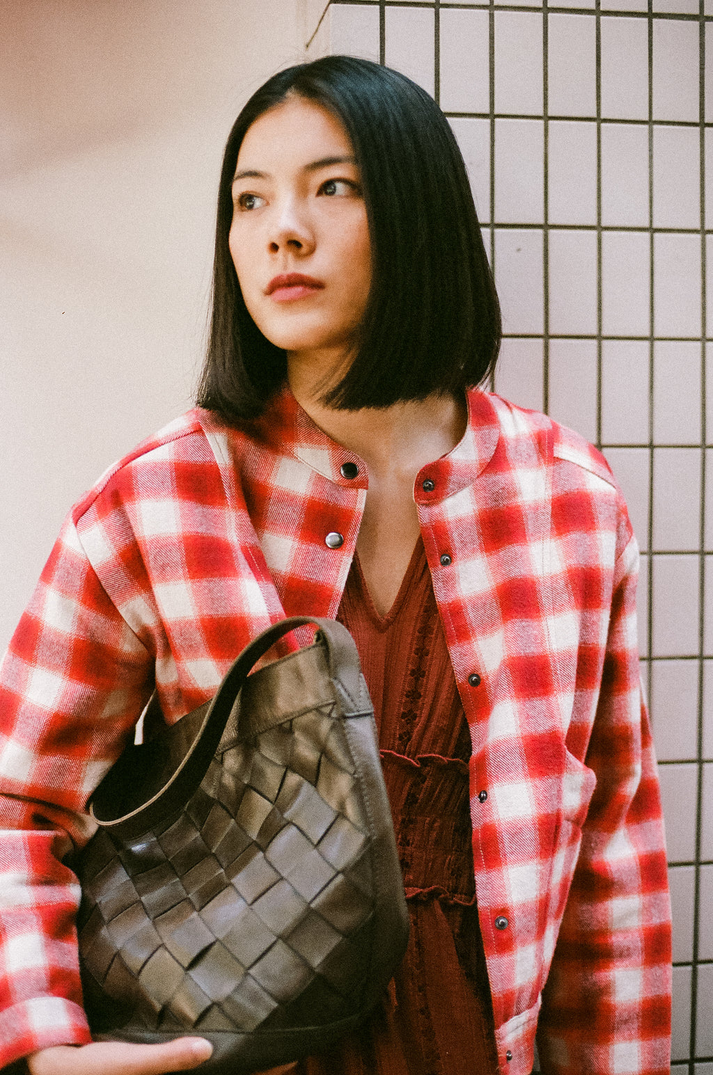 Rojo Checked Jacket