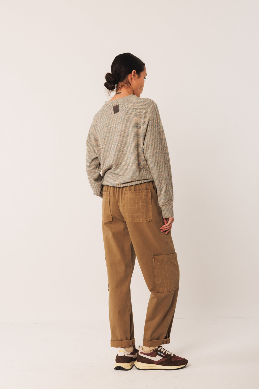 Cotton Pique Sweatshirt