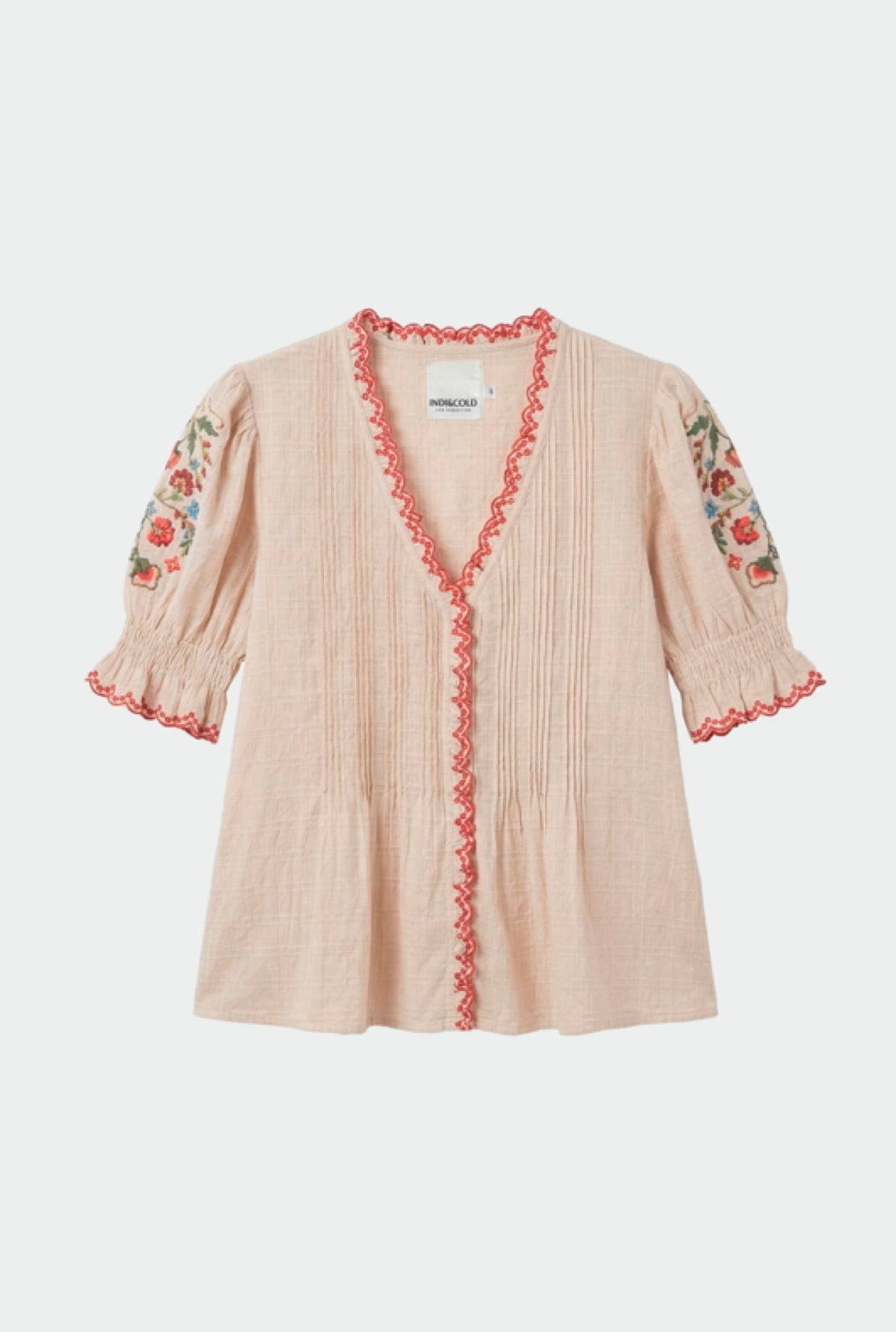 Cross Stitch Embroidered Blouse