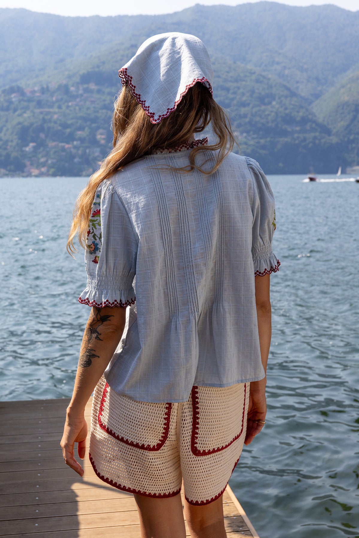 Cross Stitch Embroidered Blouse