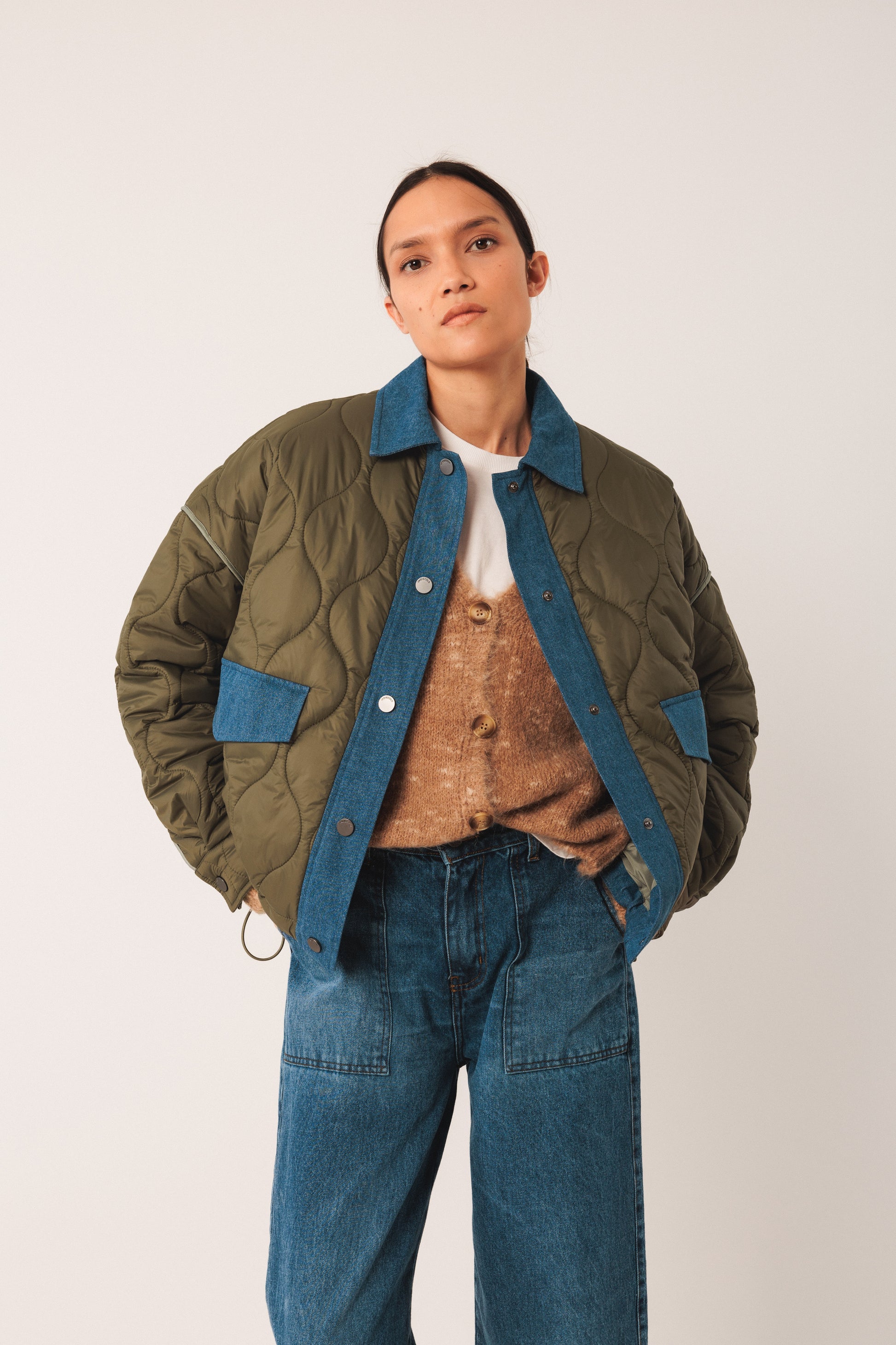 Retro Quilted Biker Jacket