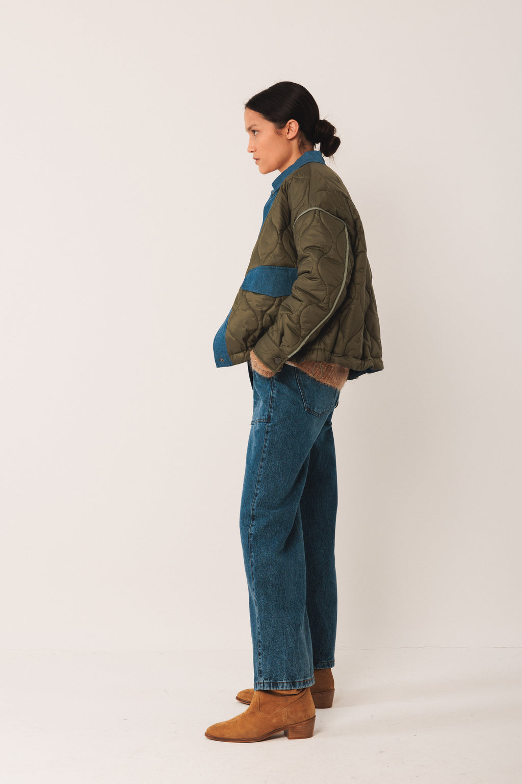 Retro Quilted Biker Jacket