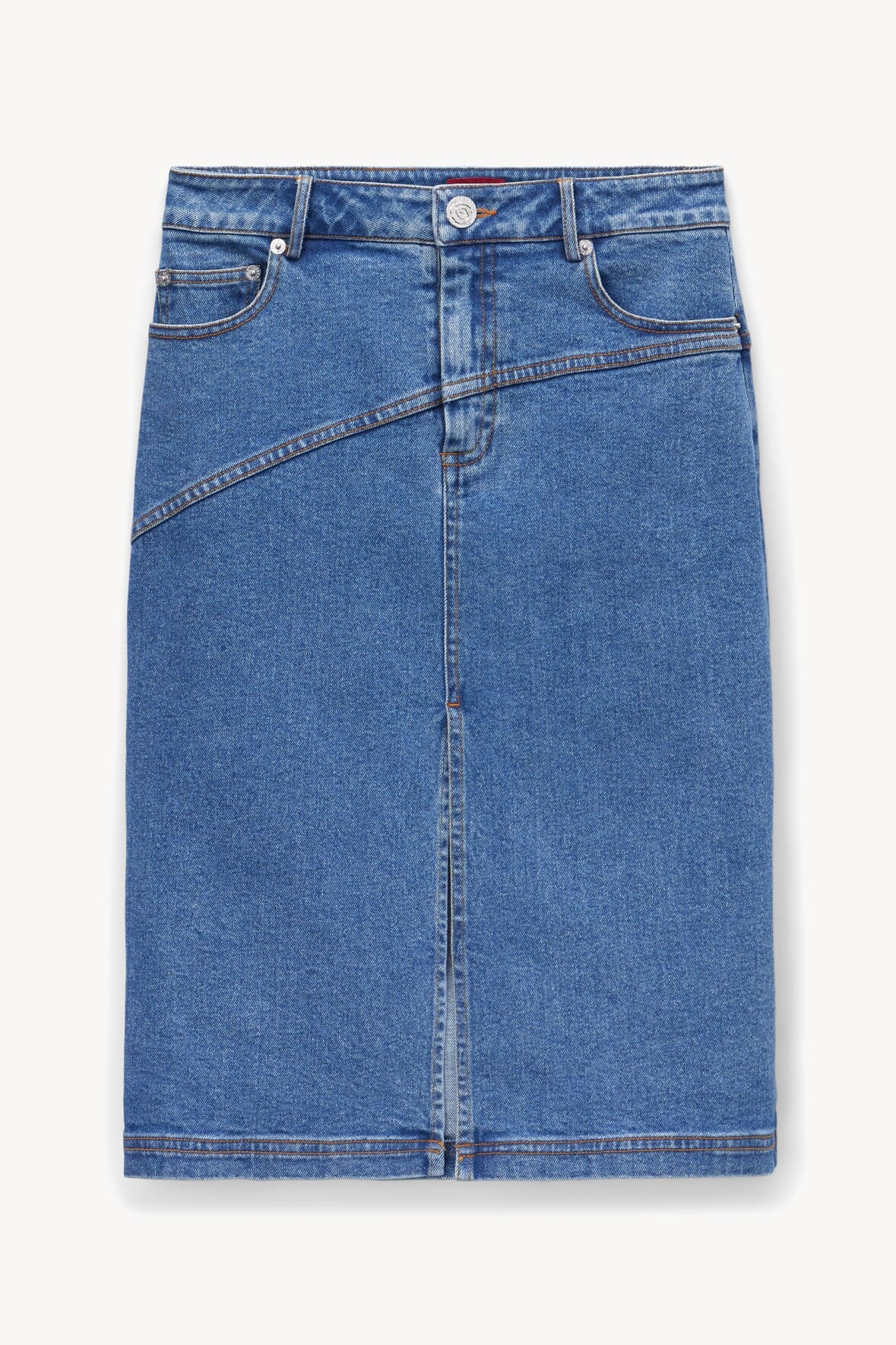 Hudson Skirt in Medium Wash