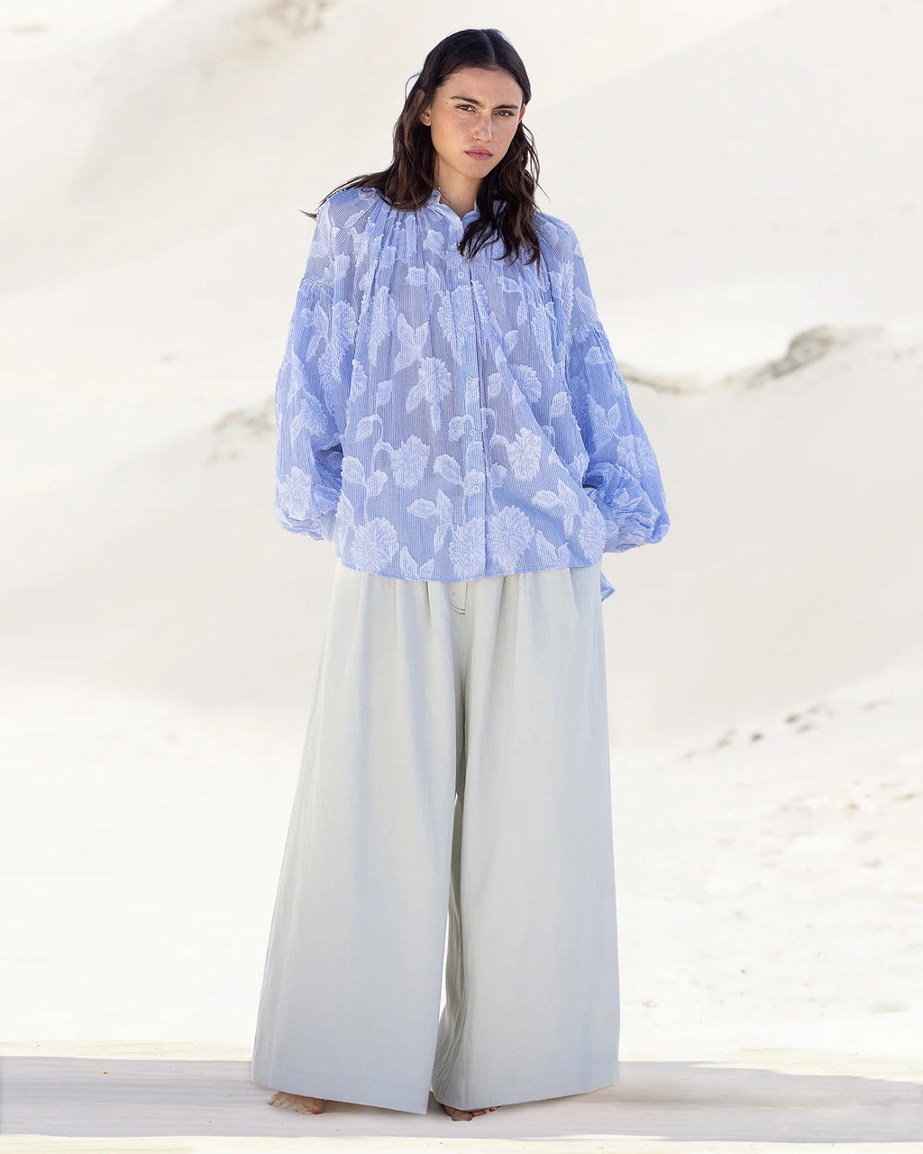 Thea Blue Blouse