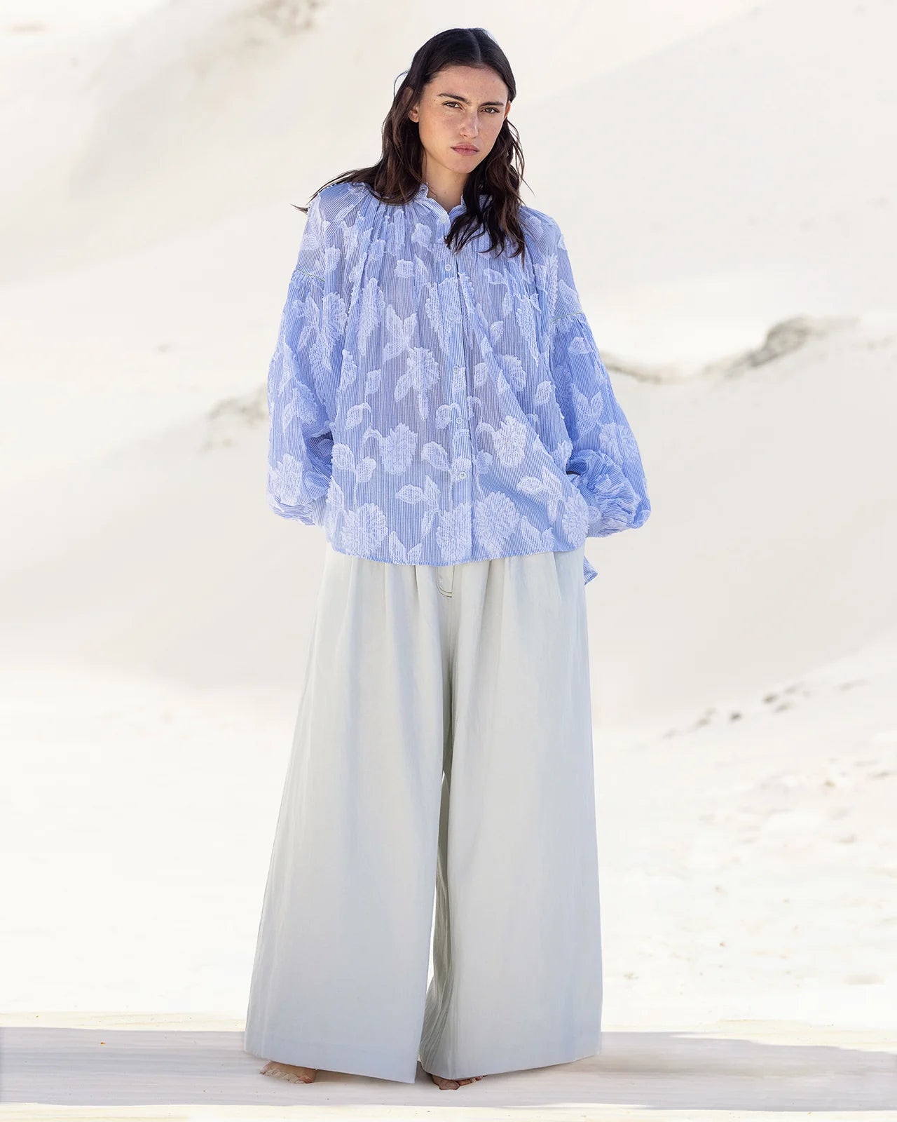 Thea Blue Blouse