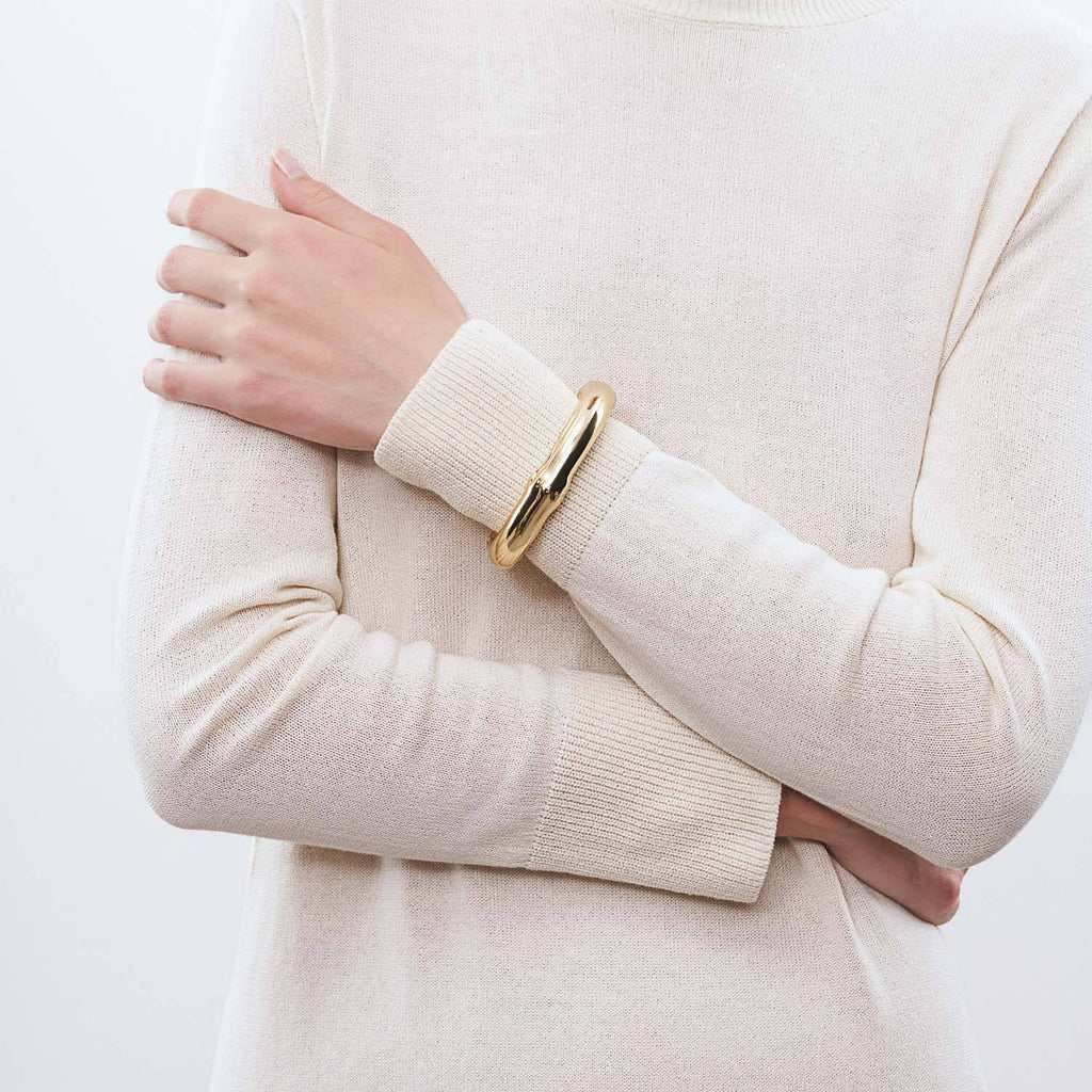 Gold Bamboo Cuff