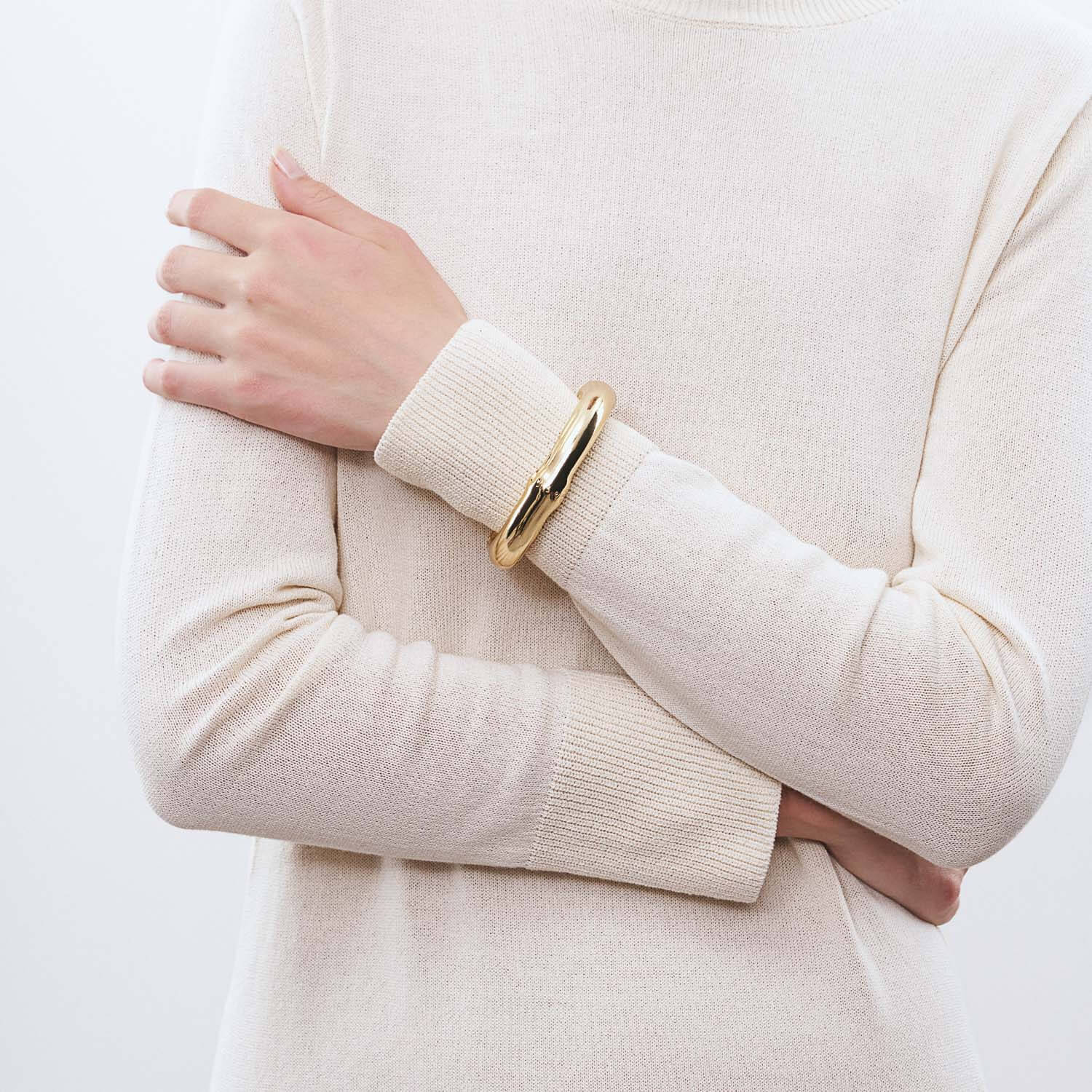 Gold Bamboo Cuff