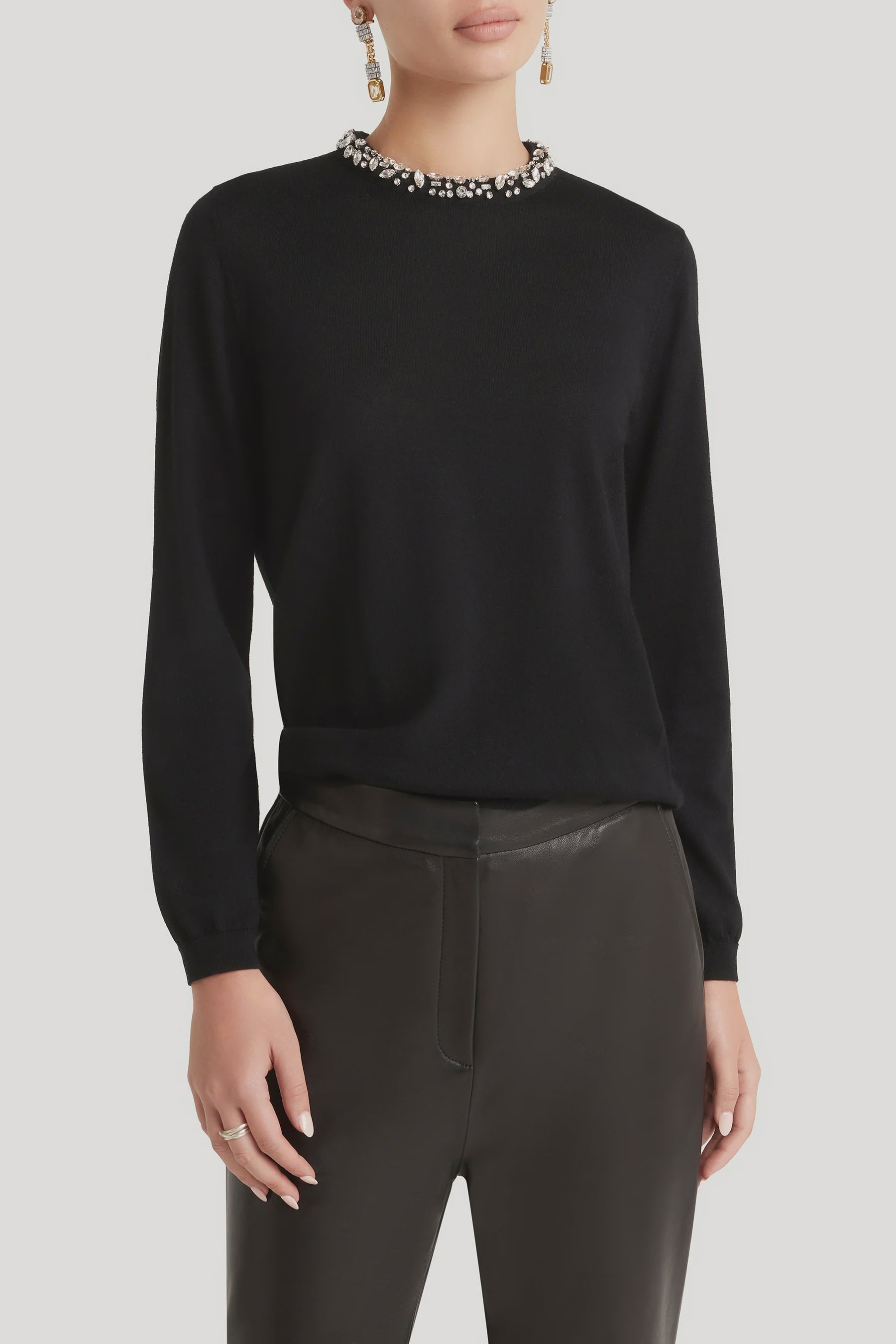 Husk Jewel Neck