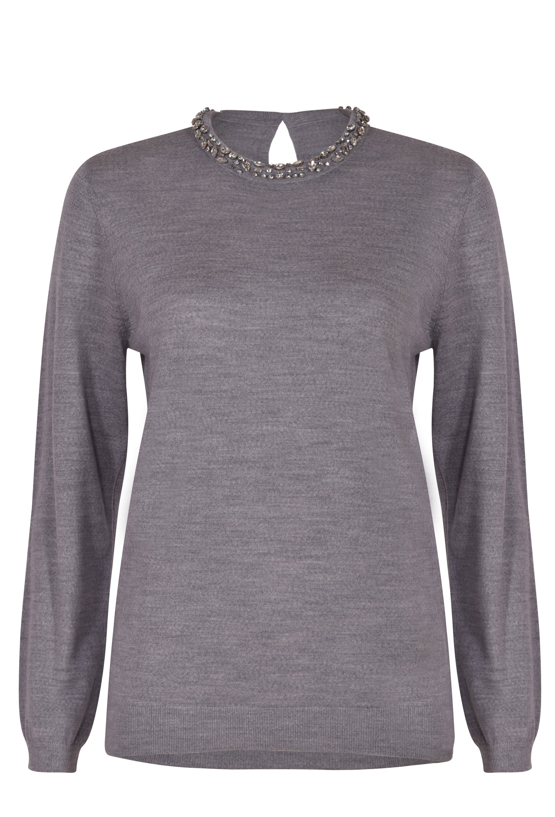 Husk Jewel Neck