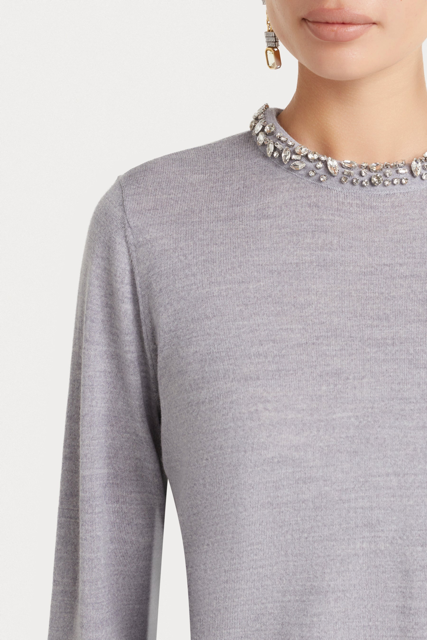 Husk Jewel Neck