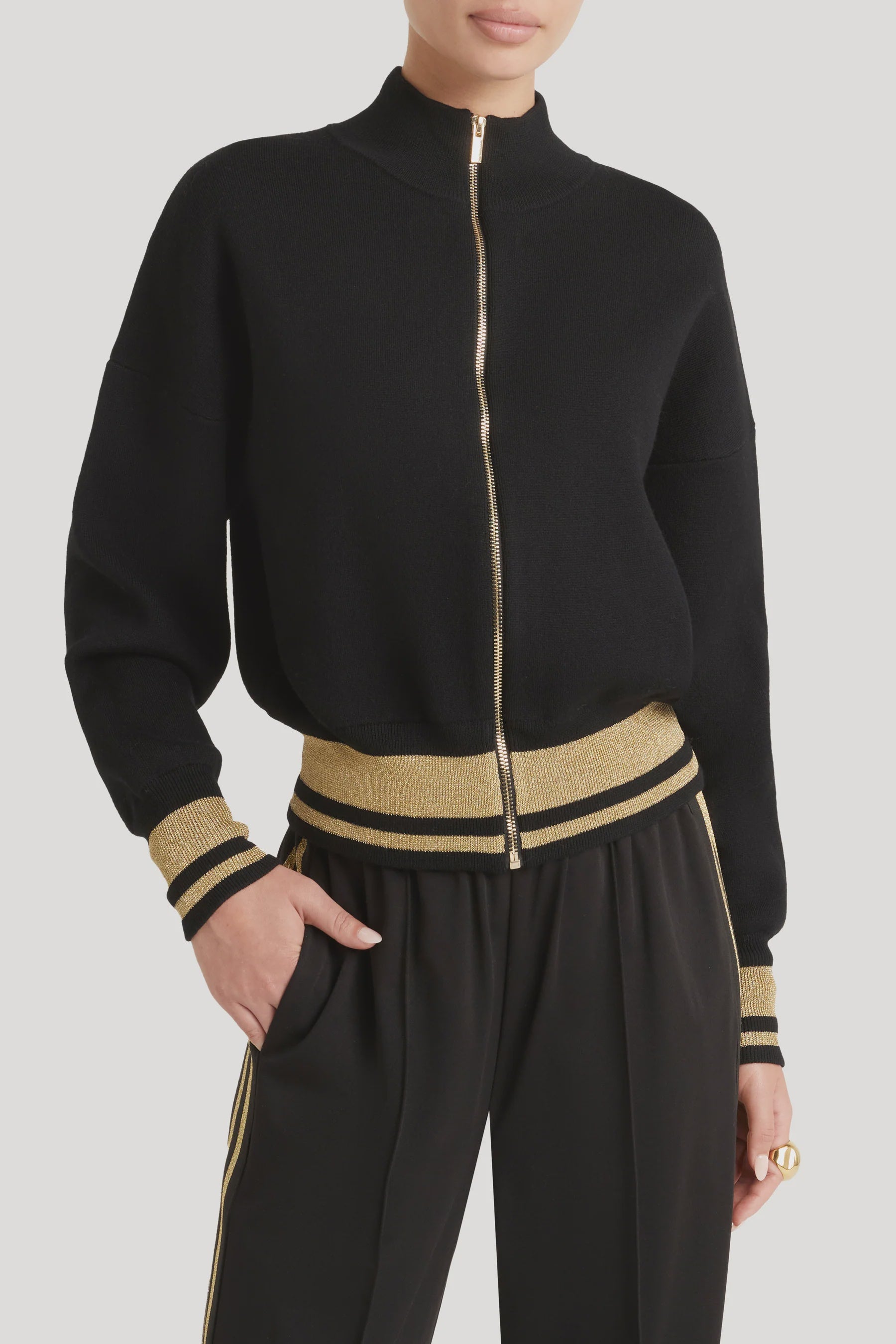 Husk Knit Bomber