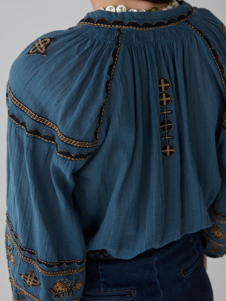 Audrey Dipinto Blouse