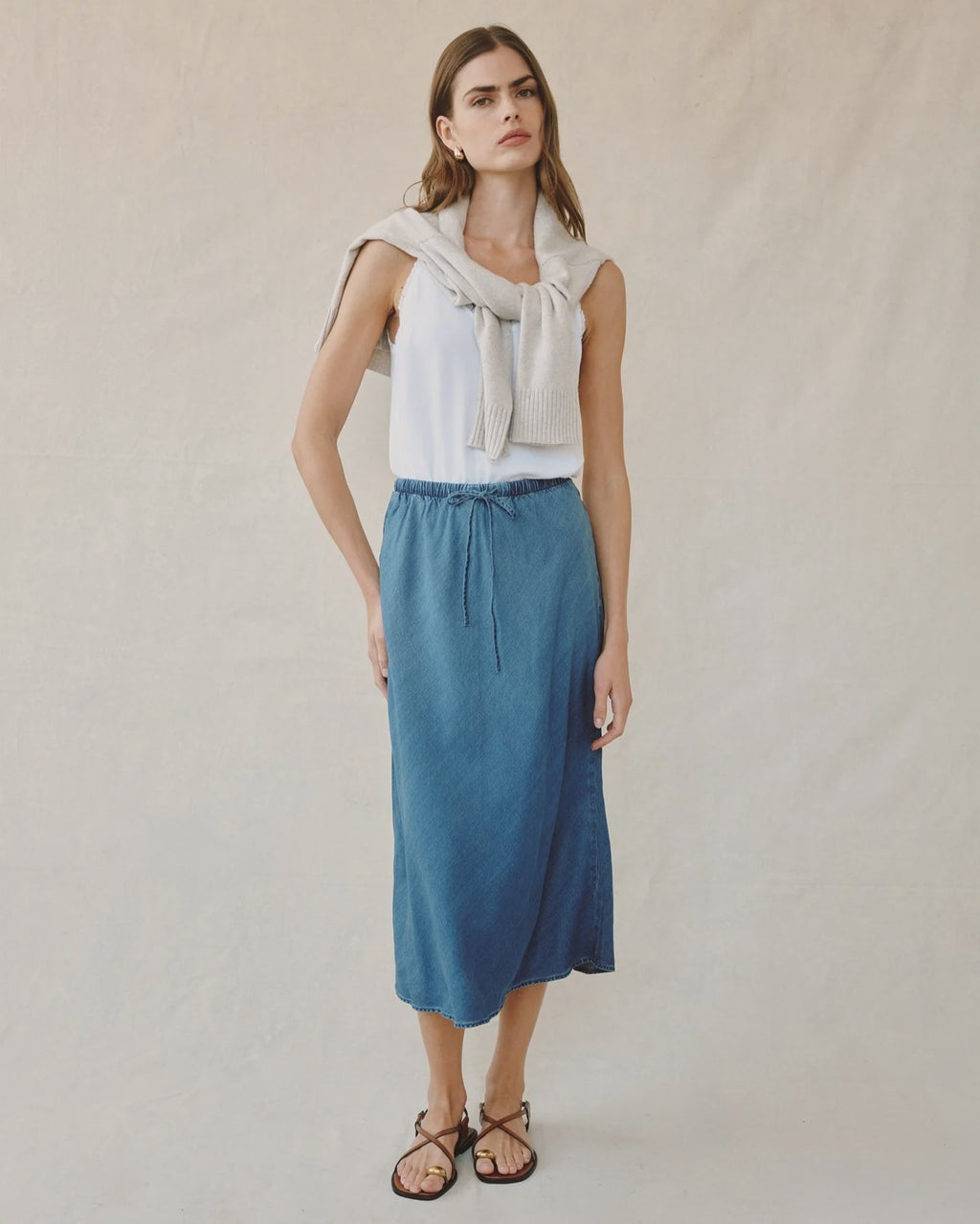 Bias Skirt - Moonlit Wash