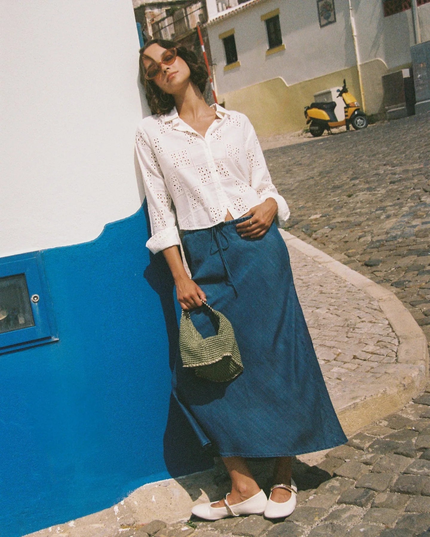 Bias Skirt - Moonlit Wash