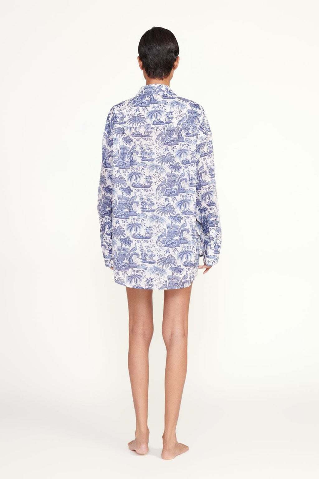 Colton Shirt - Blue Toile