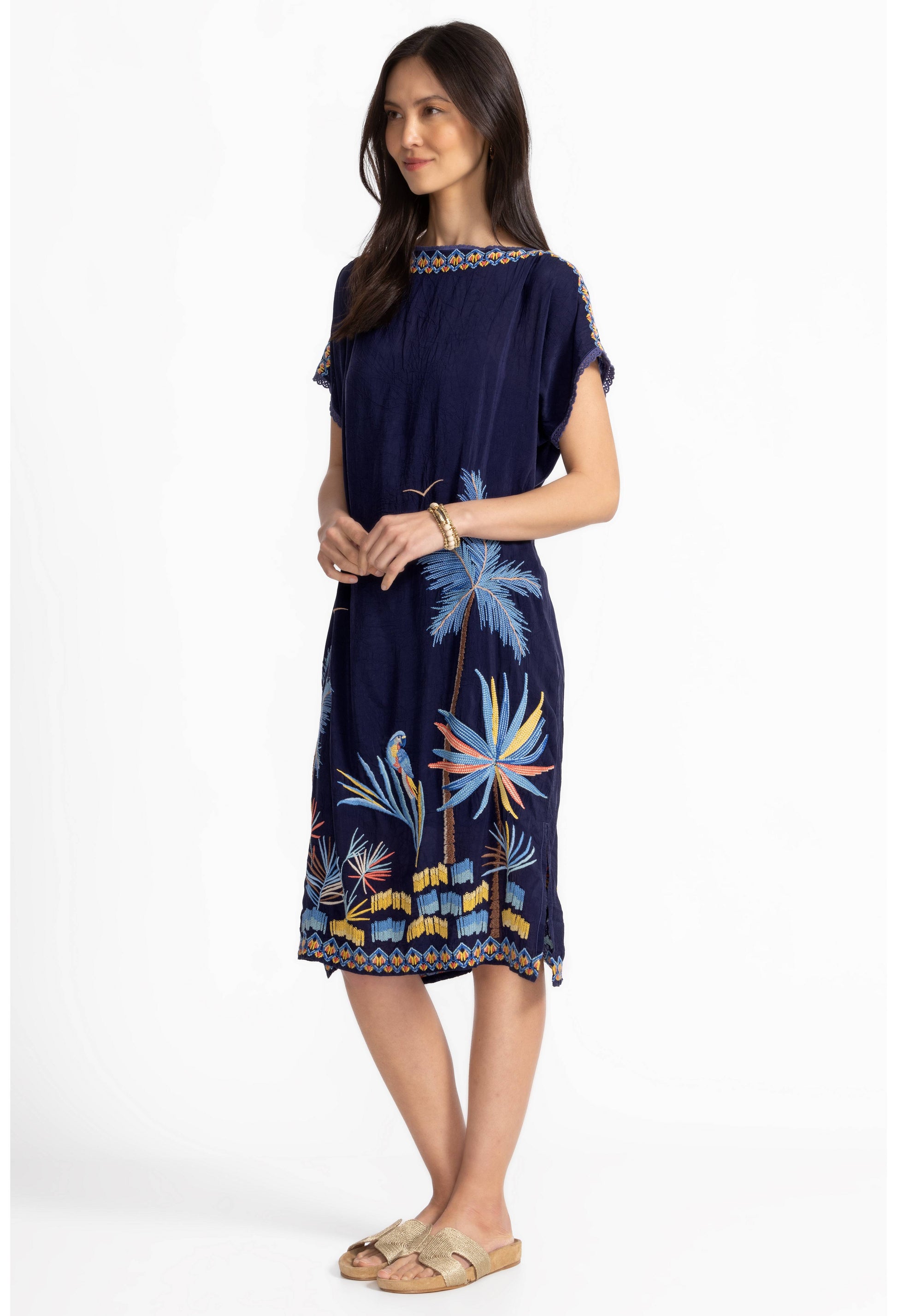 Palm Beach Dress - Blue Night