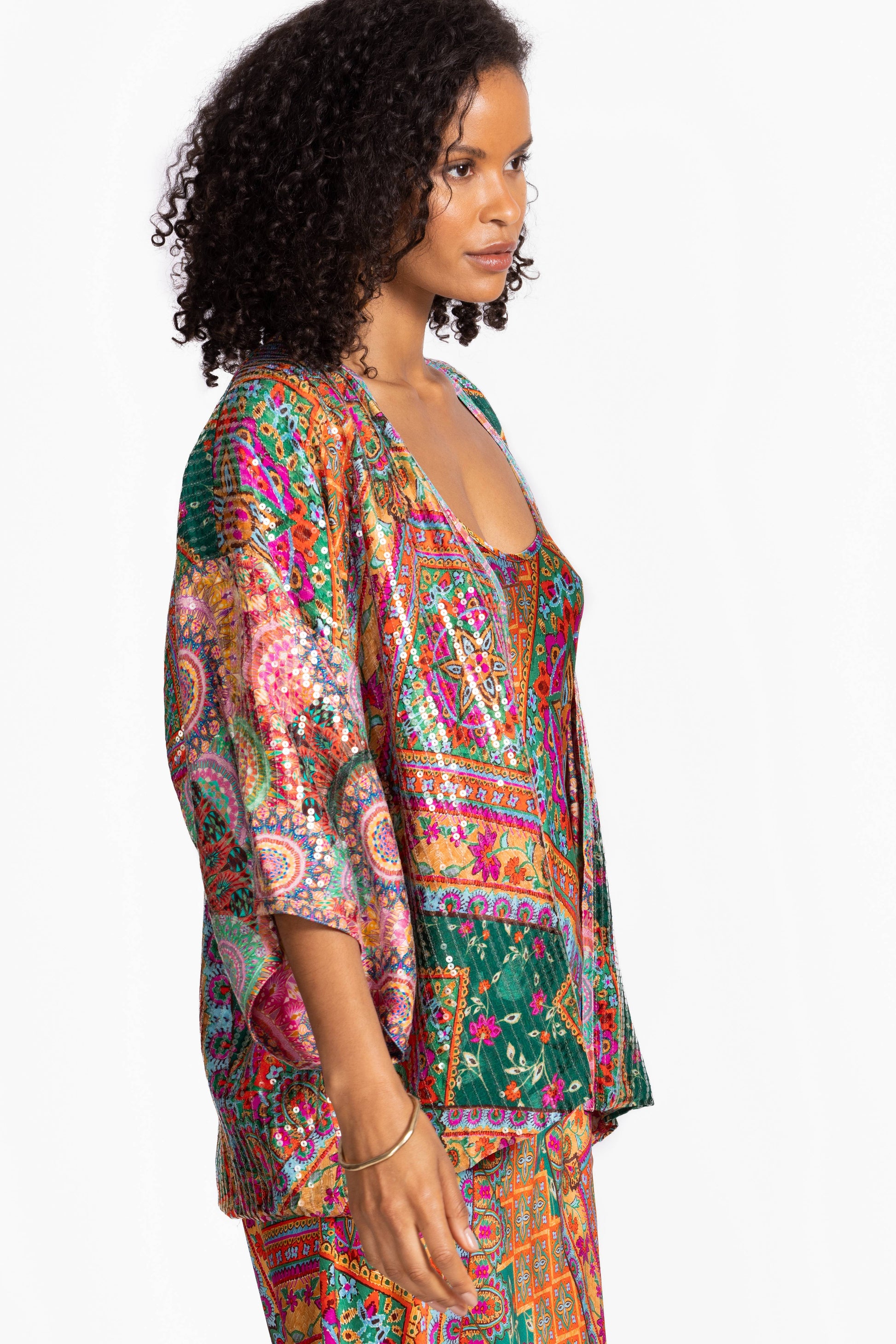 Bomi Sequin Kimono - S