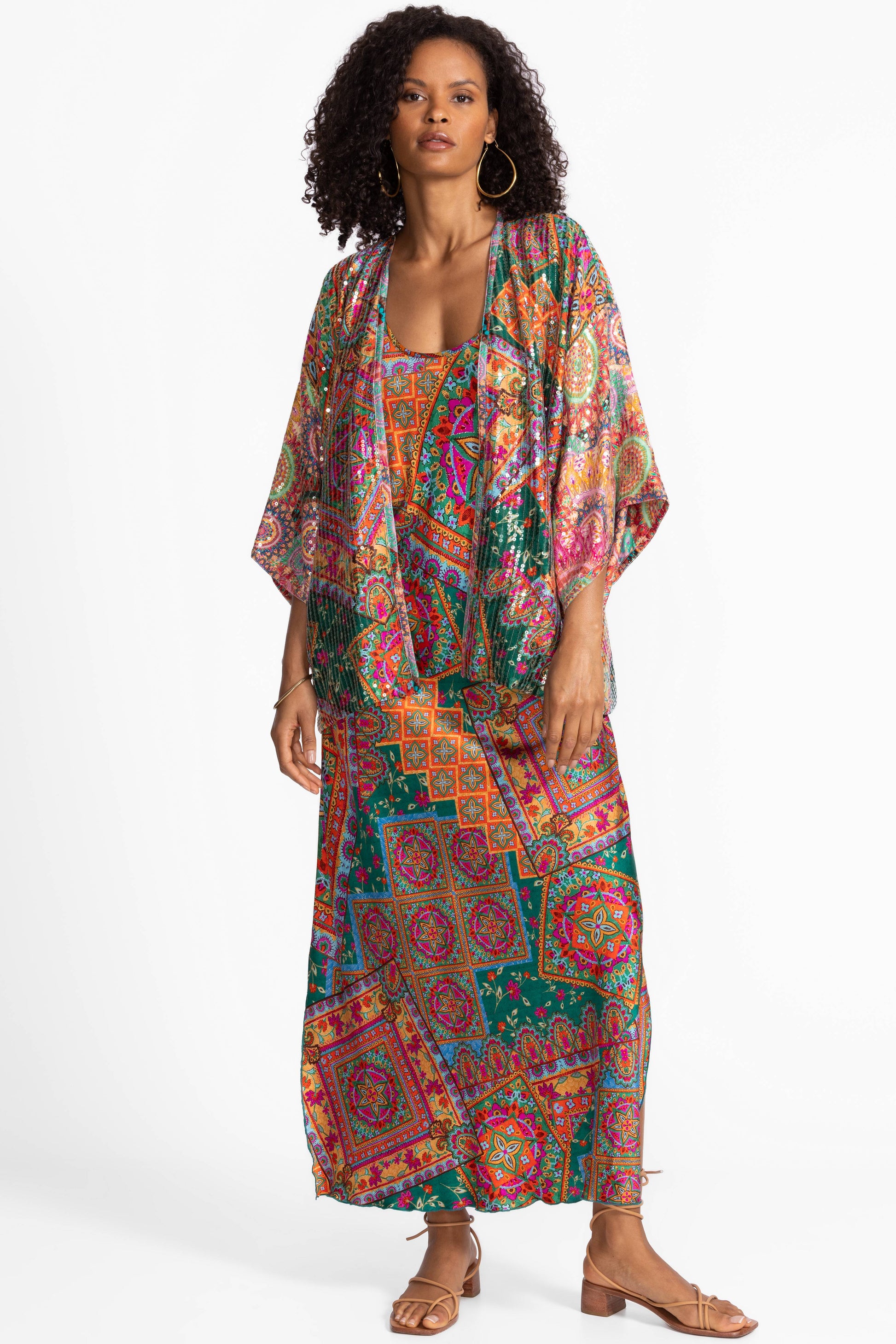 Bomi Sequin Kimono - S