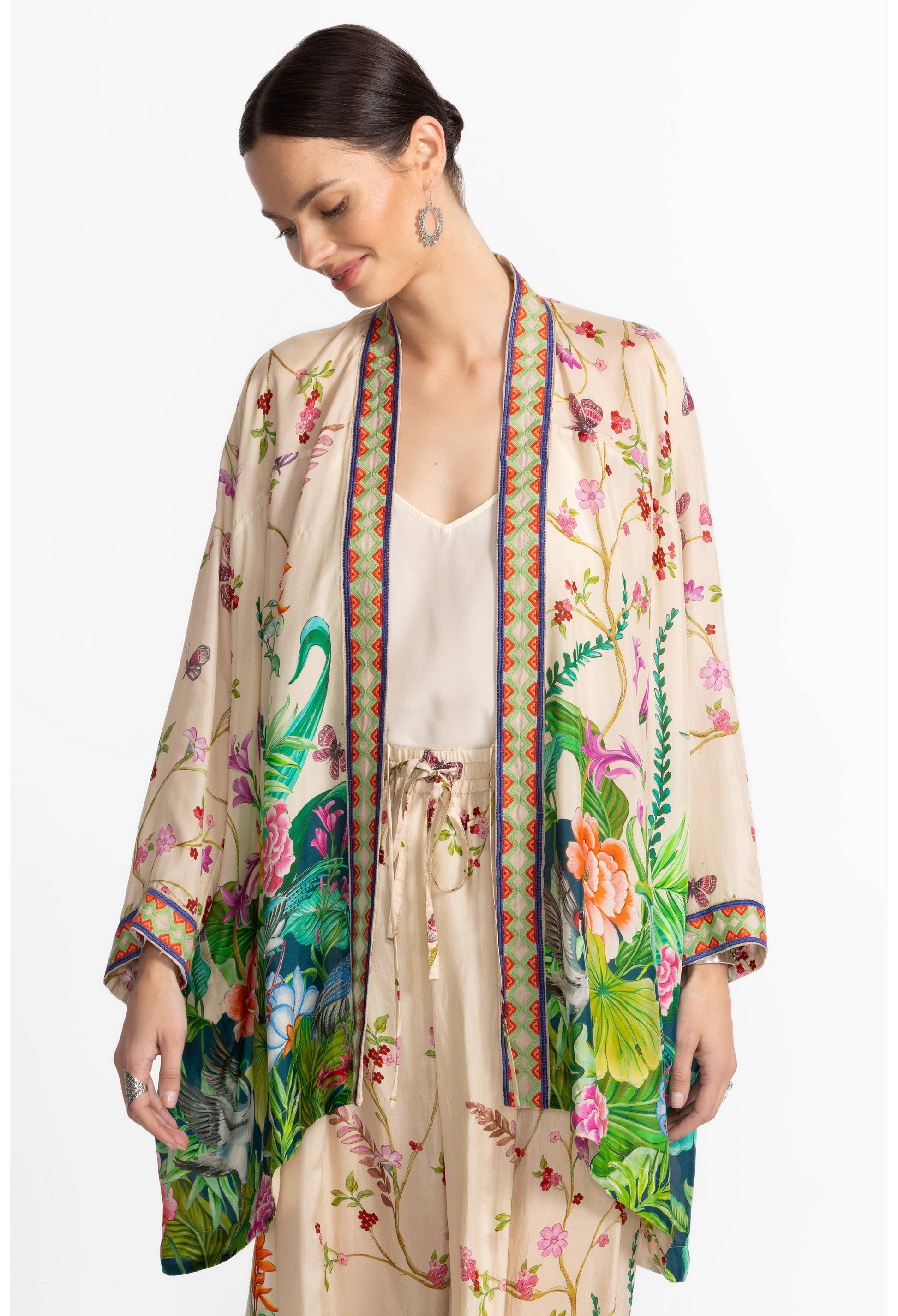 Shae Printed Kimono