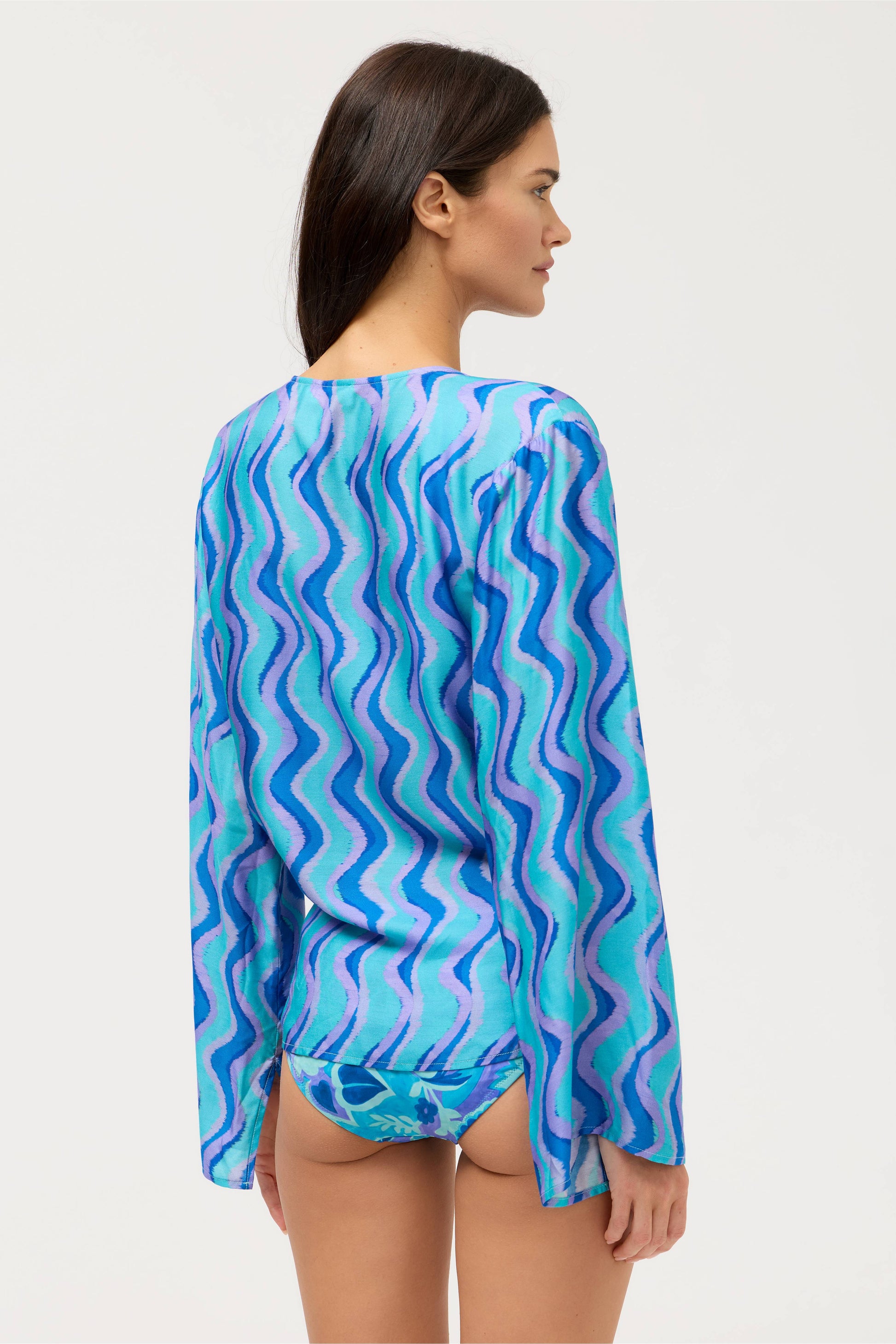 Open Front Shirtigan - Mulla wave