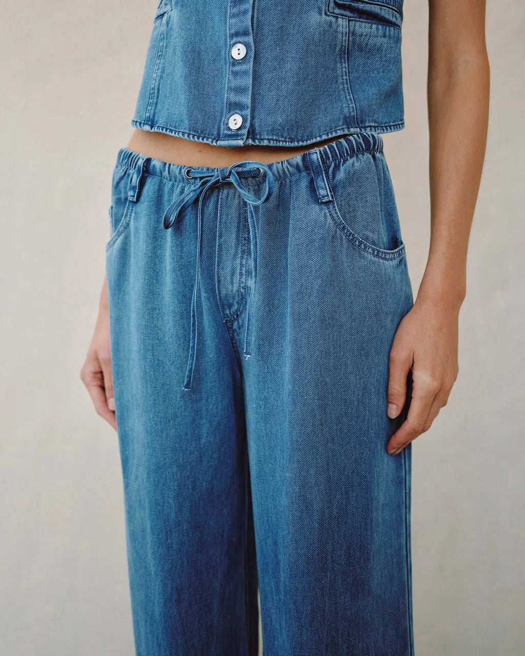 Drawstring Jean