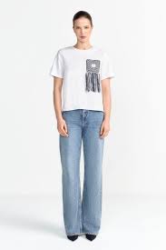 Crochet Pocket T Shirt