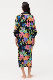 Long Kimono - Scabiosa