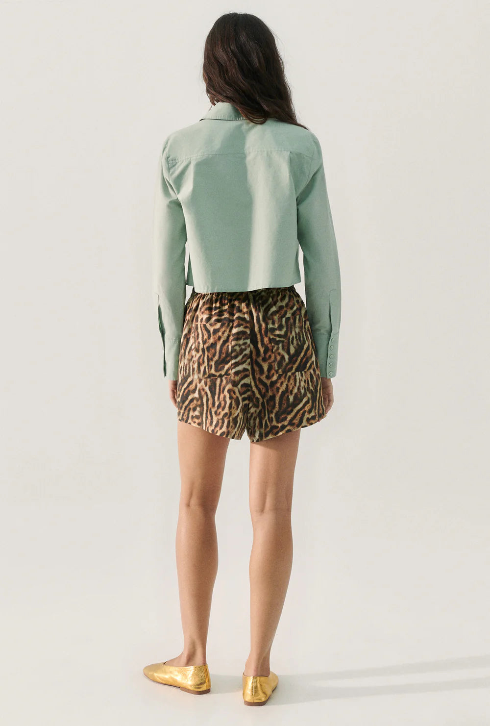 Slouch Shorts - Leopard