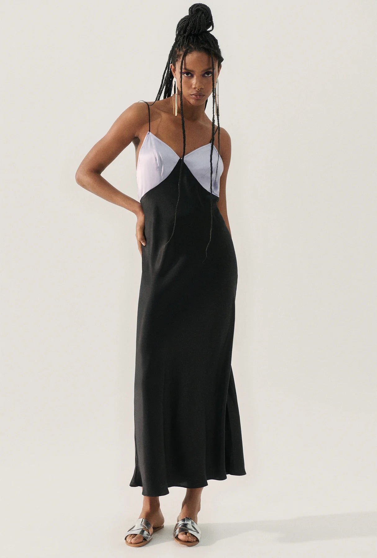 Deco Rouleau Lavender/Black