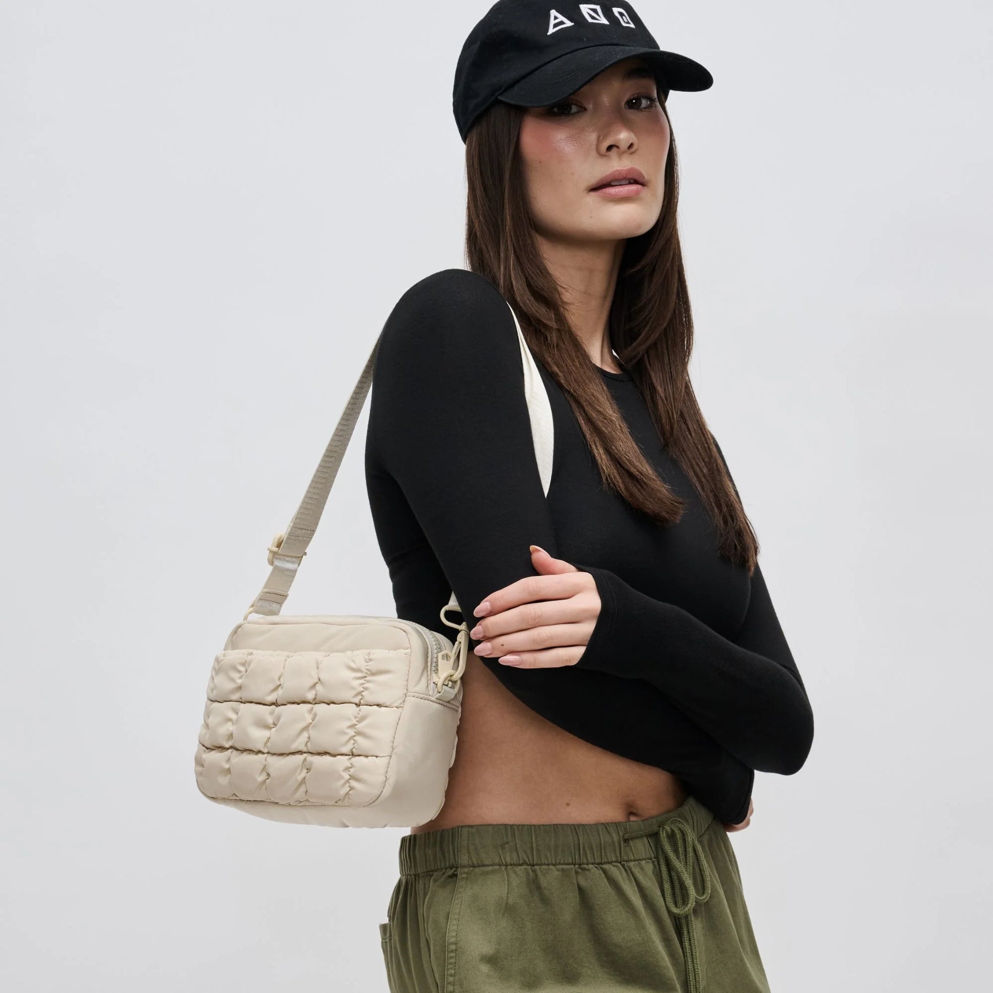 Inspiration Quilted Nylon Crossbody