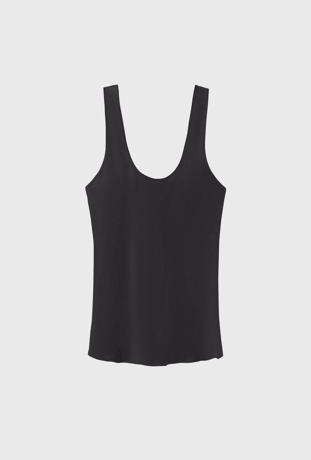 Scoop Neck Tank - Black