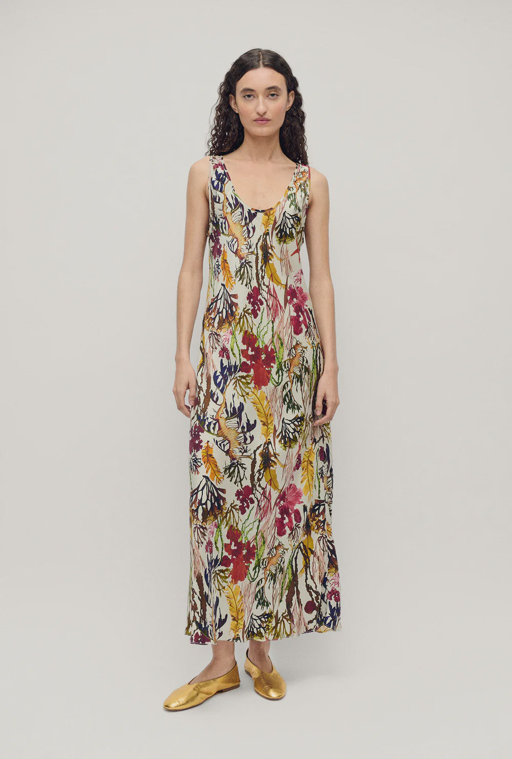 Scoop Neck Dress - Planktonic