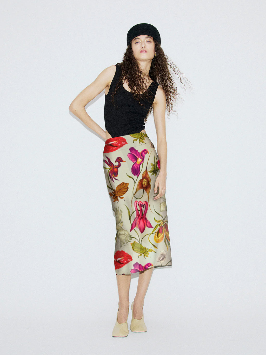 Cotton Silk Spectrum Skirt Wonderland