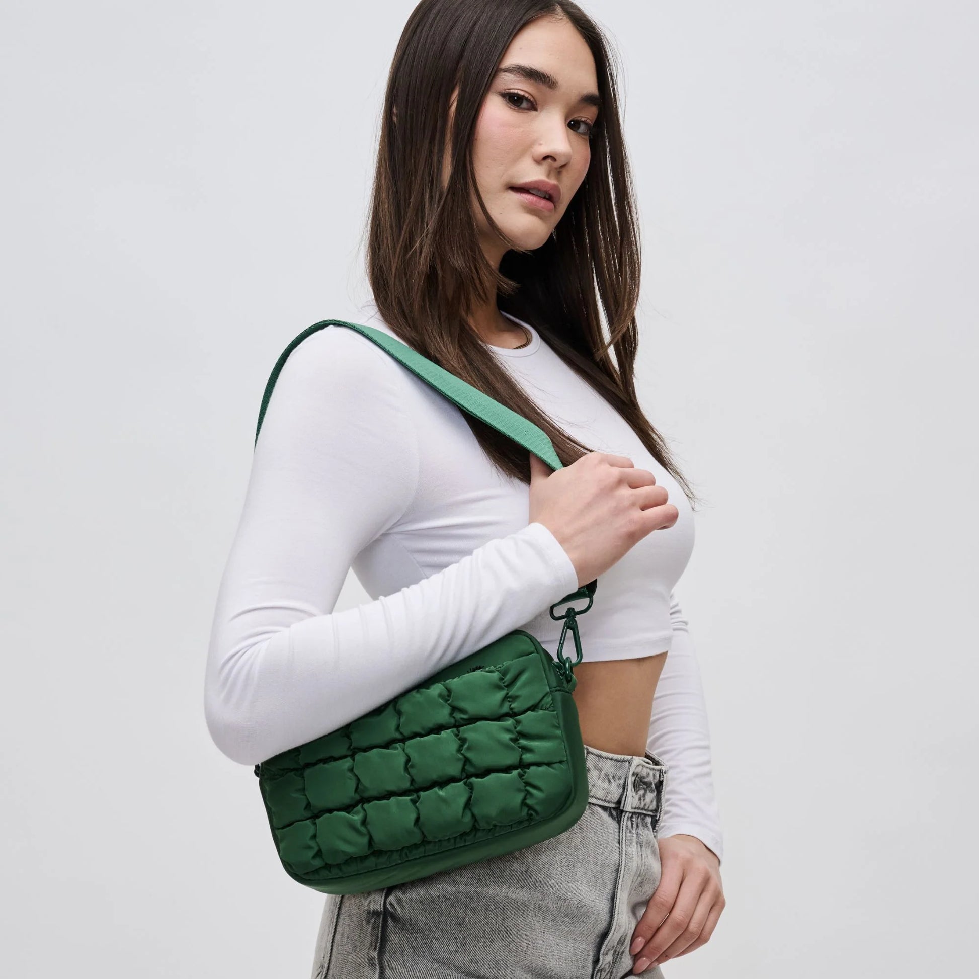 Inspiration Quilted Nylon Crossbody