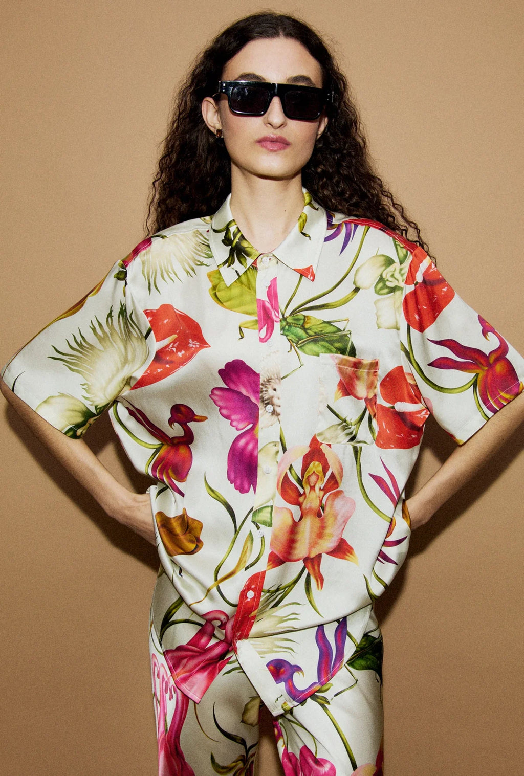 Short Sleeve Boyfriend Shirt Wonderland