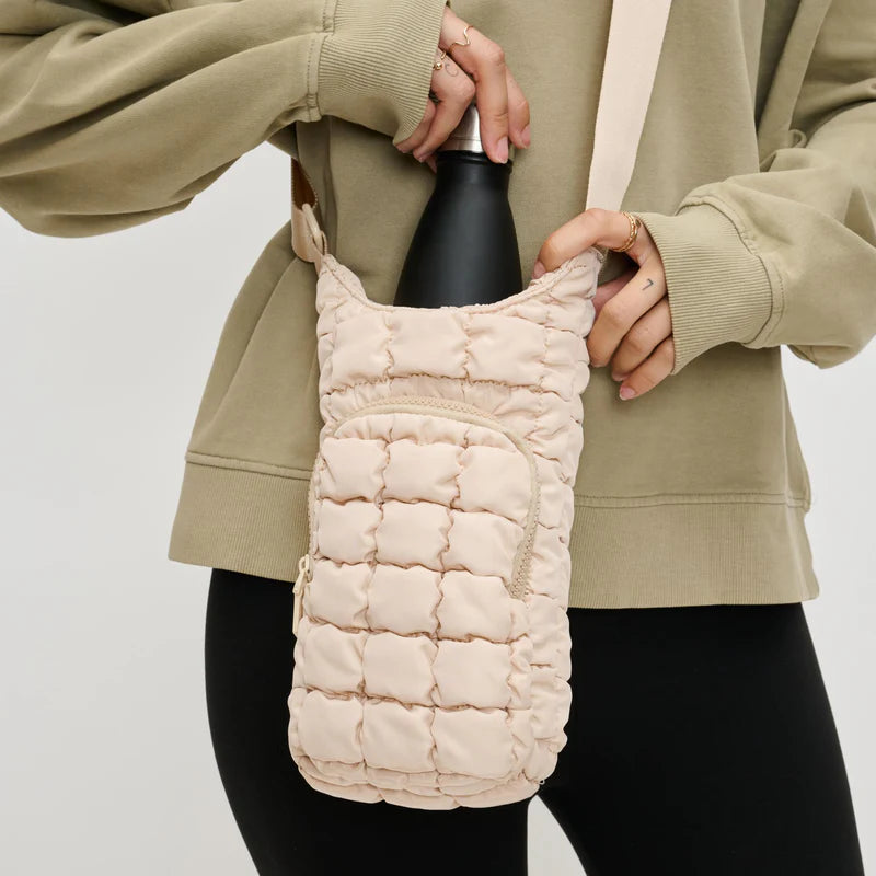 Let it Flow Quilted Water Bottle Crossbody