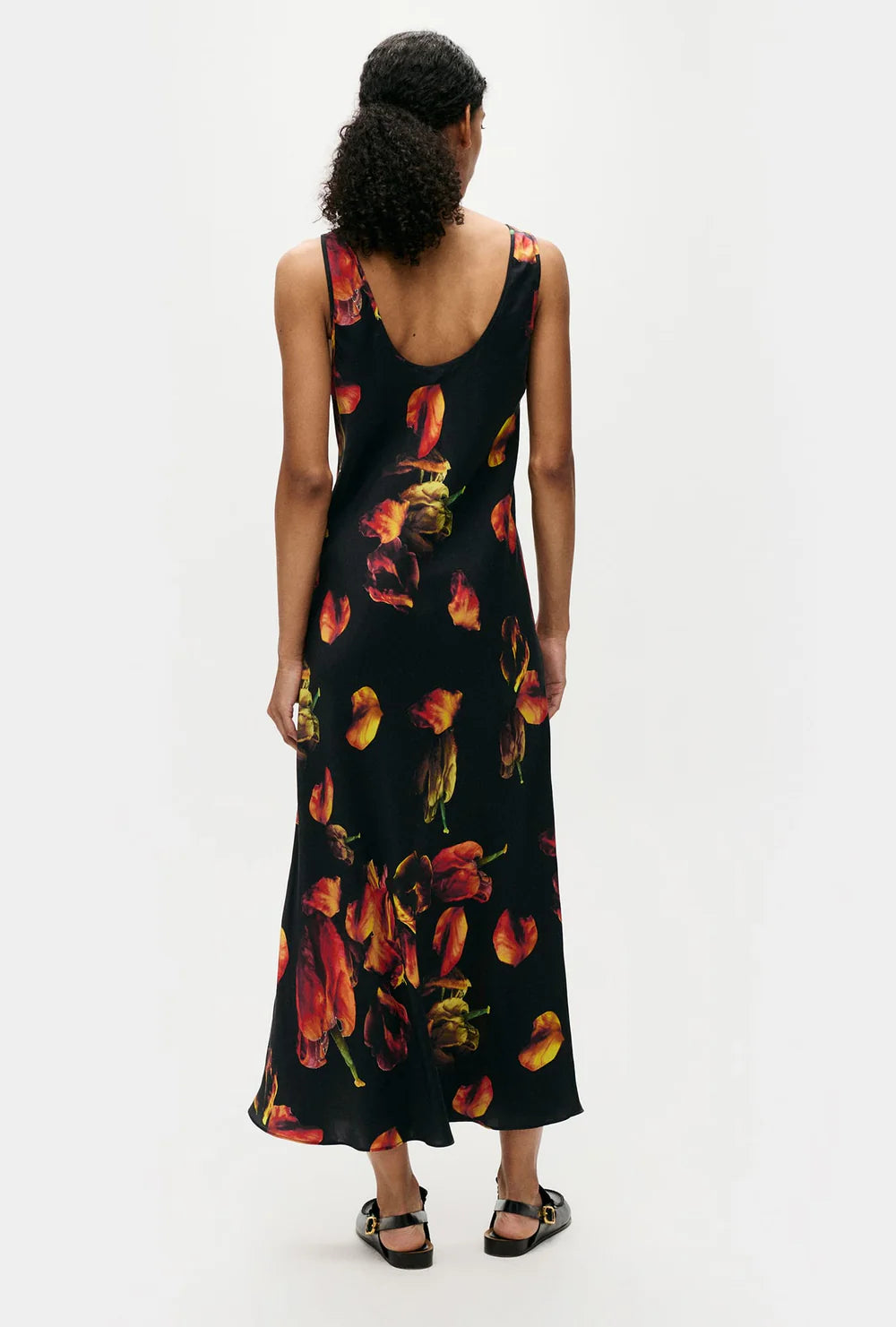 Scoop Neck Dress - Tulipa Black