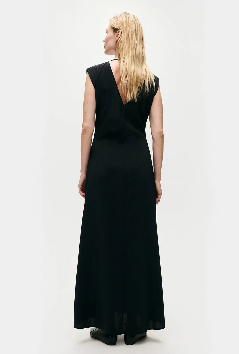 Pleated Dress - Black