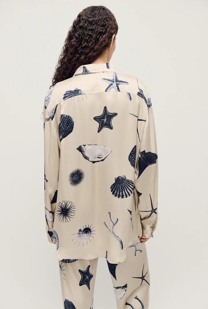 Boyfriend Shirt - Seashells