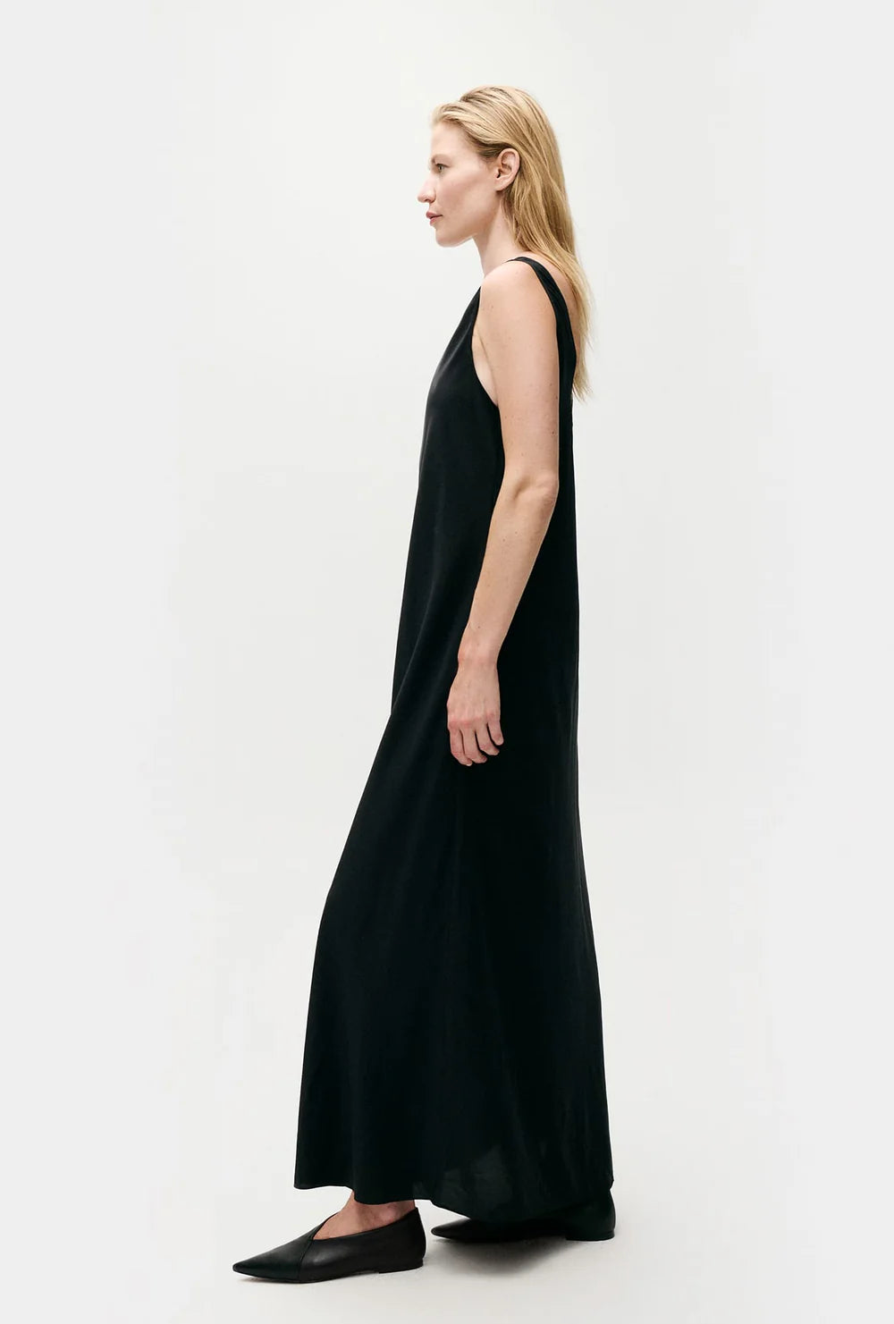 Habotai Scoop Back Dress