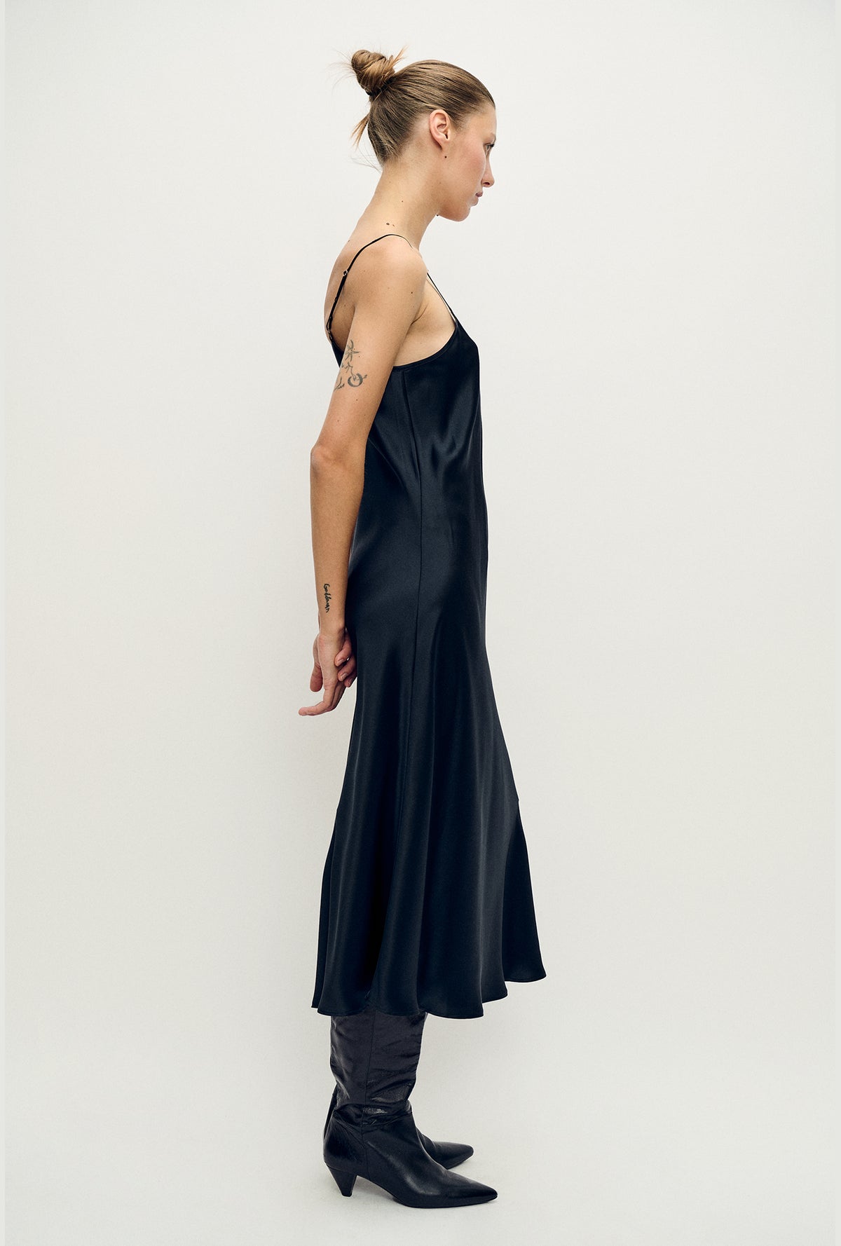 90's Slip Dress - Black