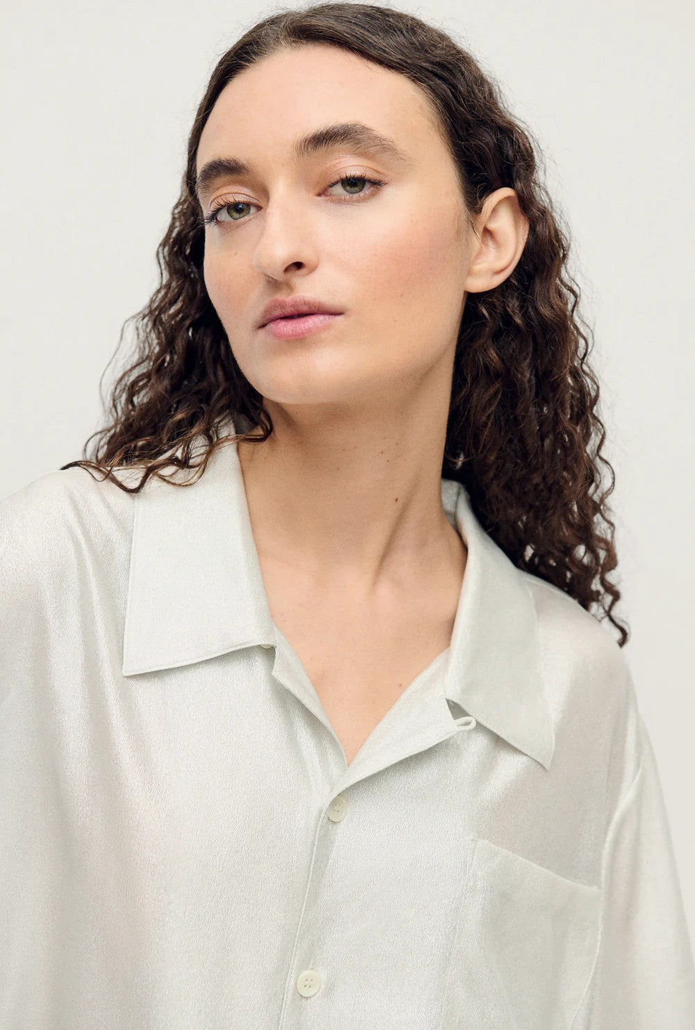 Camp Shirt - Silver Foil