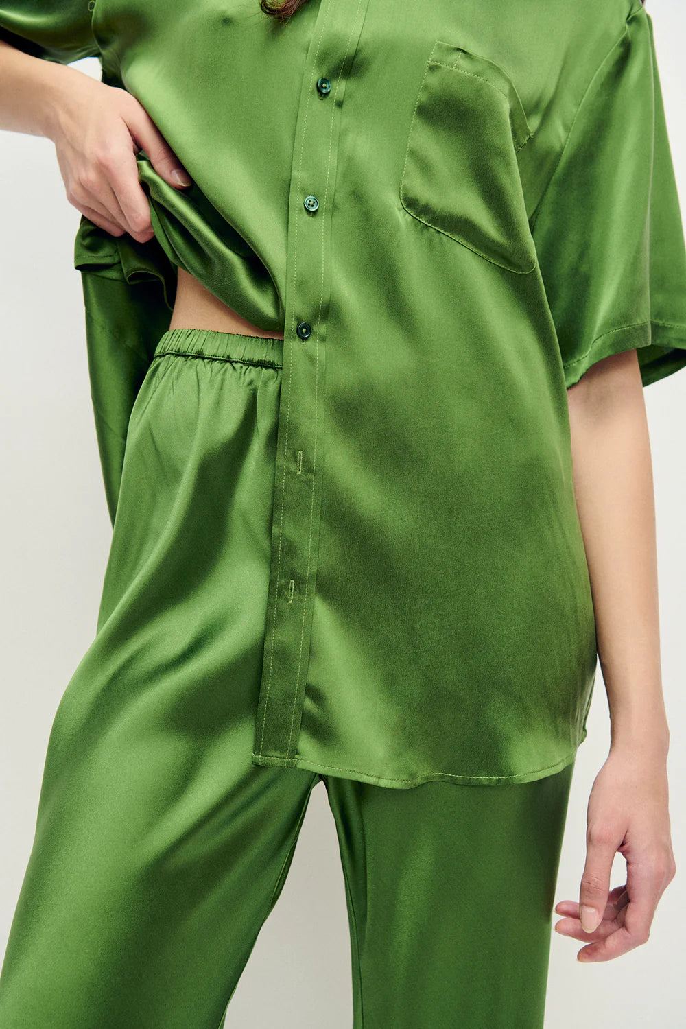 Bias Cut Pants - Fields